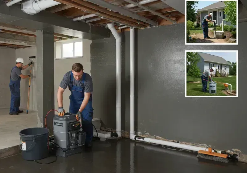 Basement Waterproofing and Flood Prevention process in Antioch, IL